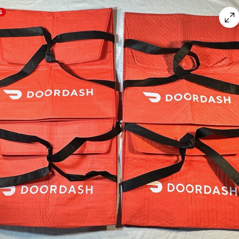 Red Insulated Delivery Bag